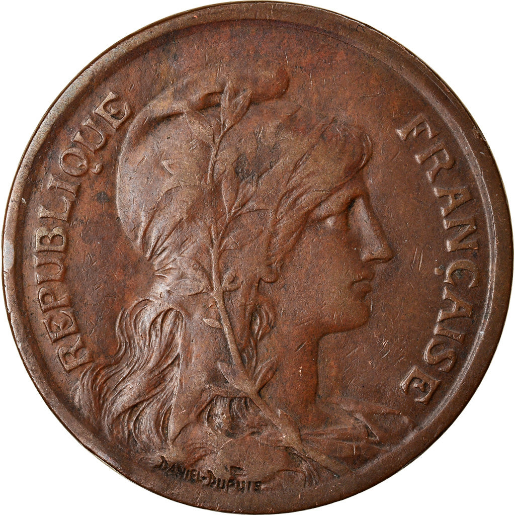 Münze, Frankreich, Dupuis, 10 Centimes, 1916, Paris, SS, Bronze, KM:843