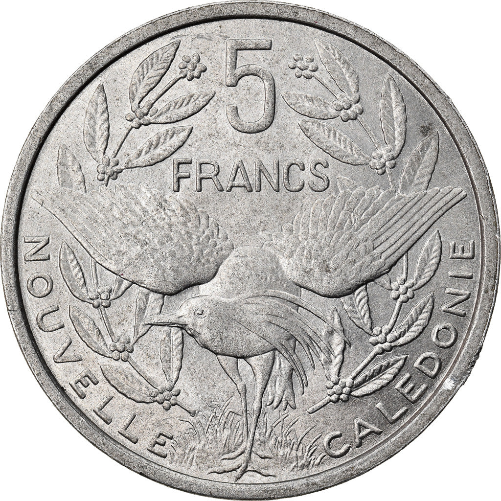 Münze, Neukaledonien, 5 Francs, 1952, Paris, VZ, Aluminium, KM:4