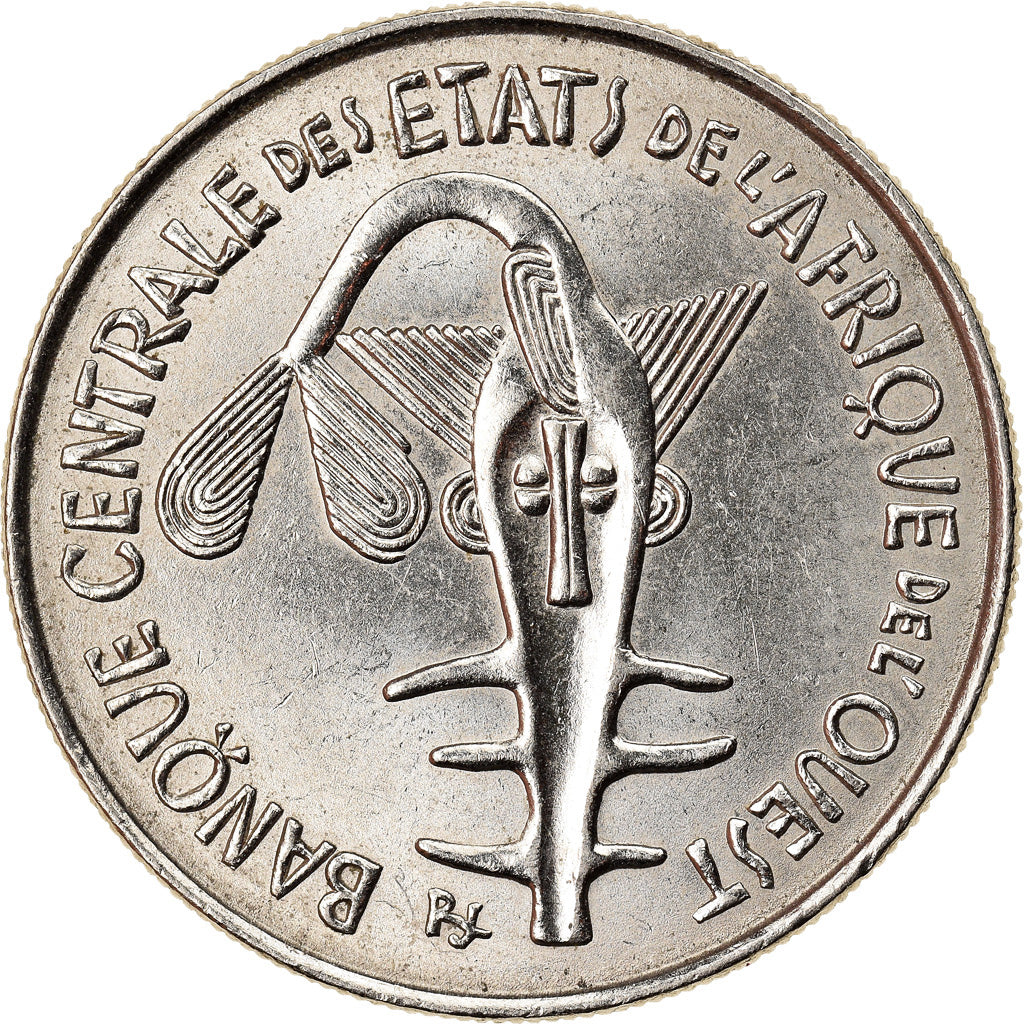 Moneta, Stati dell'Africa occidentale, 100 Francs, 1975, SPL-, Nichel, KM:4