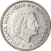 Moneda, Países Bajos, Juliana, 2-1/2 Gulden, 1972, MBC+, Níquel, KM:191