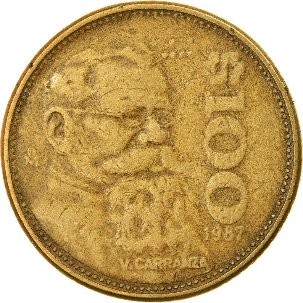 Munten, Mexico, 100 Pesos, 1987, Mexico City, FR+, Aluminum-Bronze, KM:493