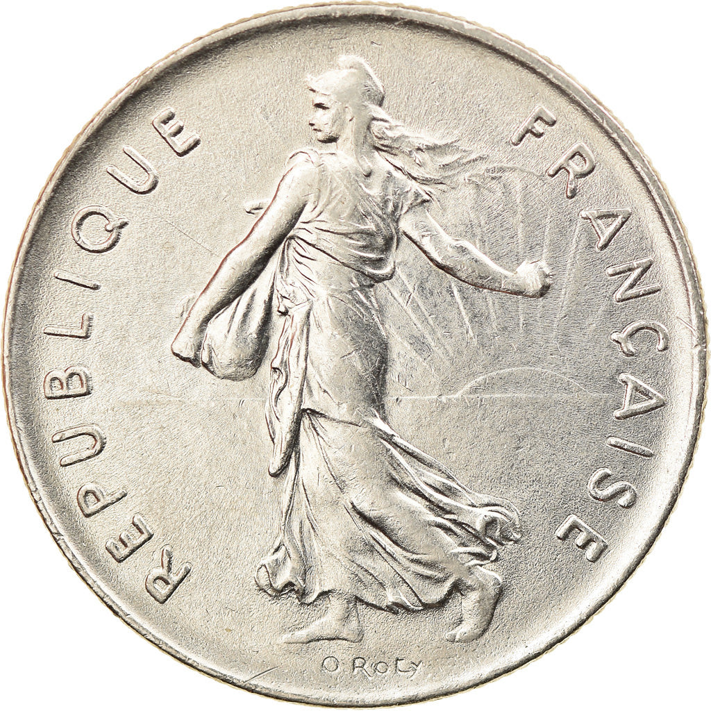 Coin, France, Semeuse, 5 Francs, 1976, Paris, MS(60-62), Nickel Clad