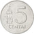 Moneda, Lituania, 5 Centai, 1991, SC, Aluminio, KM:87