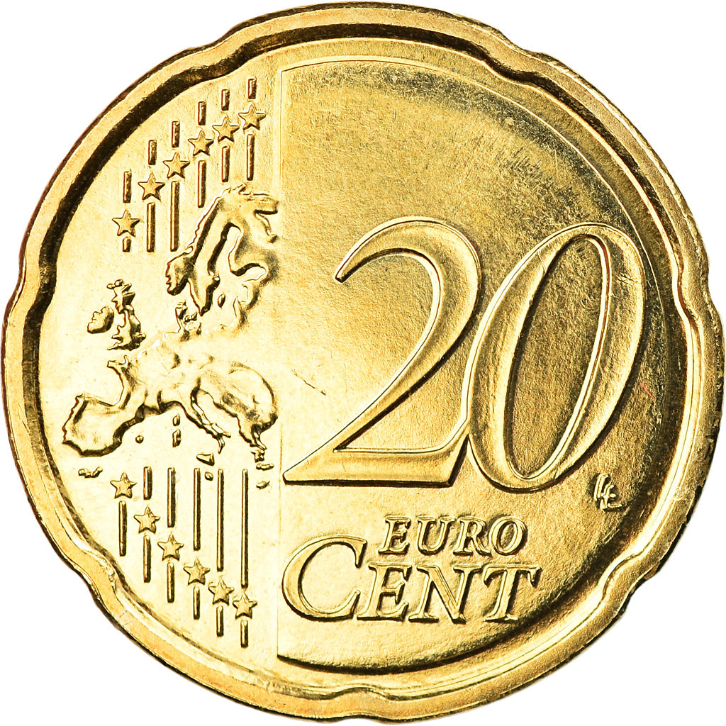 Francia, 20 Euro Cent, 2014, Paris, BU, FDC, Latón, Gadoury:5a, KM:1411