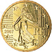 Francia, 10 Euro Cent, 2007, Paris, BU, FDC, Latón, Gadoury:4b., KM:1410