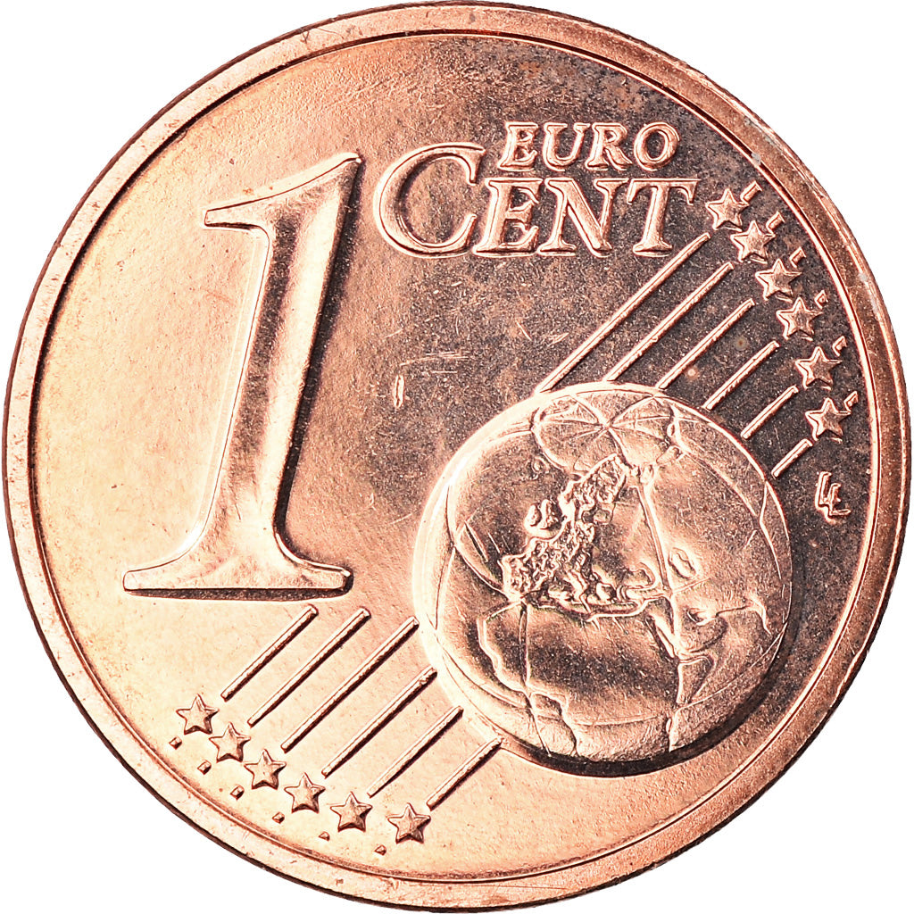 Frankrijk, Euro Cent, 2010, Paris, BU, FDC, Copper Plated Steel, Gadoury:1