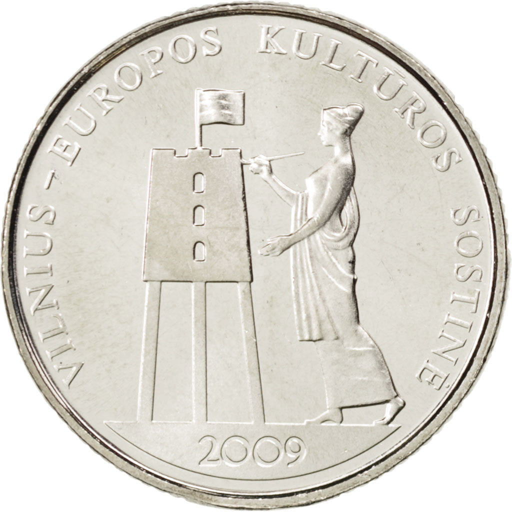 Moneta, Lituania, Litas, 2009, SPL, Rame-nichel, KM:162