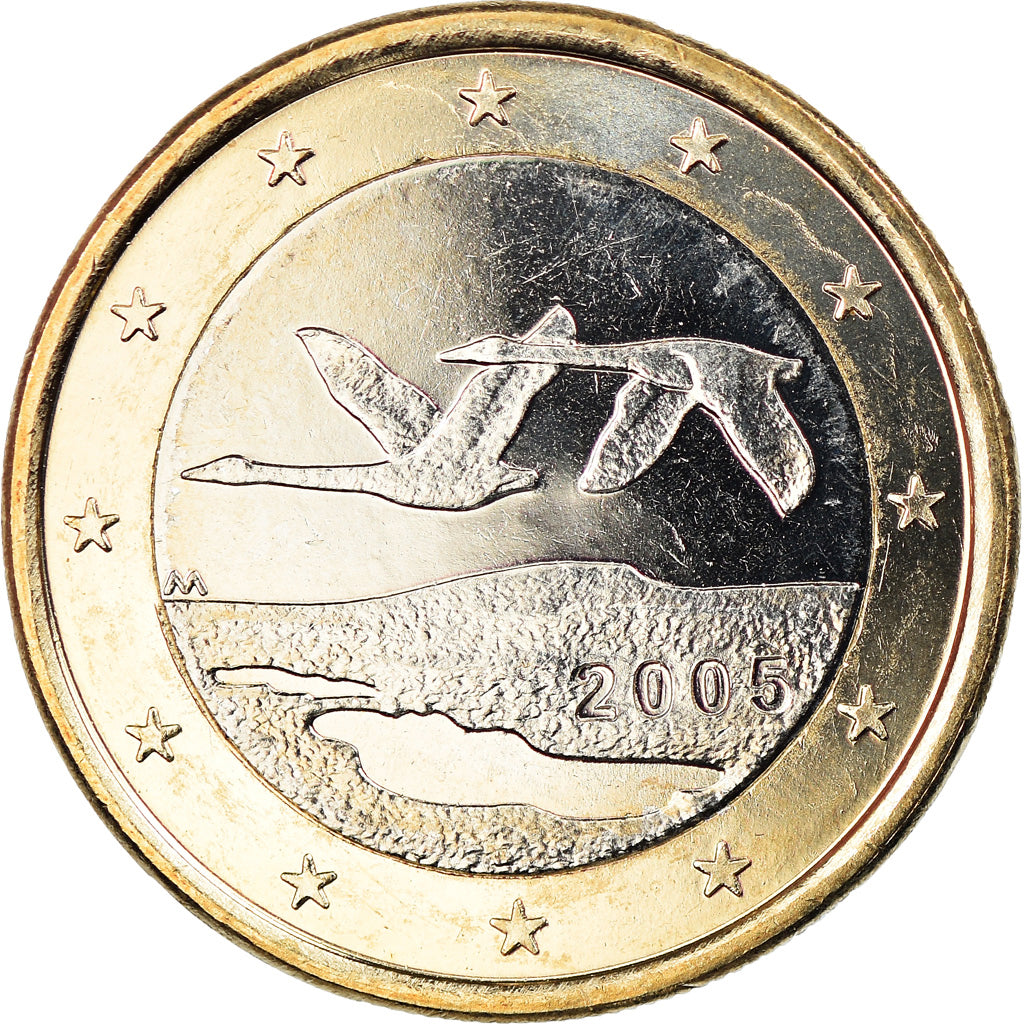 Finland, Euro, 2005, Vantaa, BU, MS(65-70), Bi-Metallic, KM:104