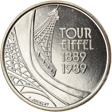 Coin, France, Tour Eiffel, 5 Francs, 1989, Paris, MS(65-70), Nickel, KM:968