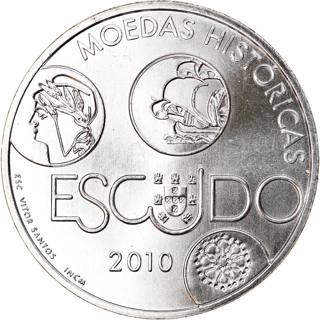 Portugal, 10 Euro, 2010, Lisbon, MS(65-70), Prata, KM:803
