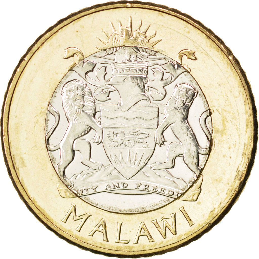 Coin, Malawi, 10 Kwacha, 2006, MS(63), Bi-Metallic, KM:58