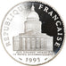 Moeda, França, Panthéon, 100 Francs, 1993, Paris, Proof, MS(65-70), Prata