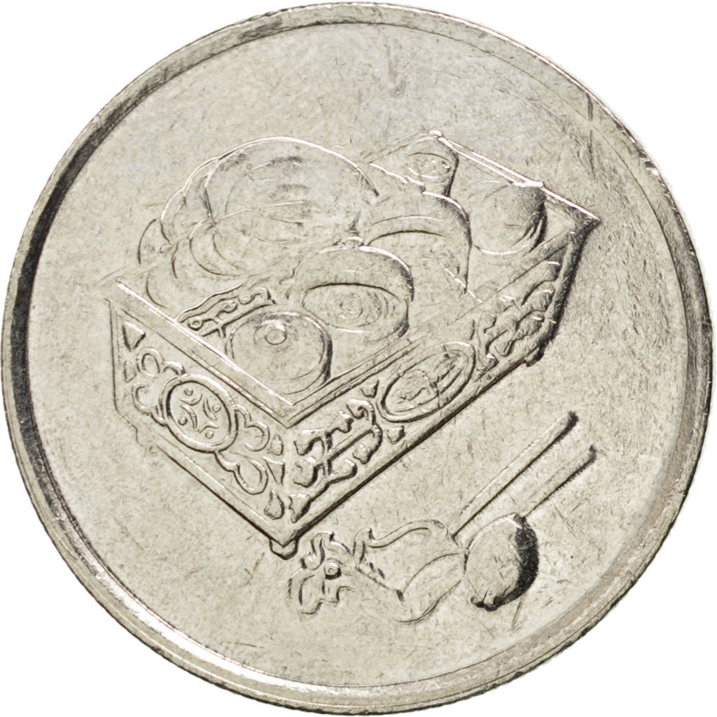 Coin, Malaysia, 20 Sen, 2010, MS(63), Copper-nickel, KM:52
