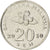 Monnaie, Malaysie, 20 Sen, 2010, SPL, Copper-nickel, KM:52