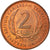 Coin, East Caribbean States, Elizabeth II, 2 Cents, 1965, AU(55-58), Bronze