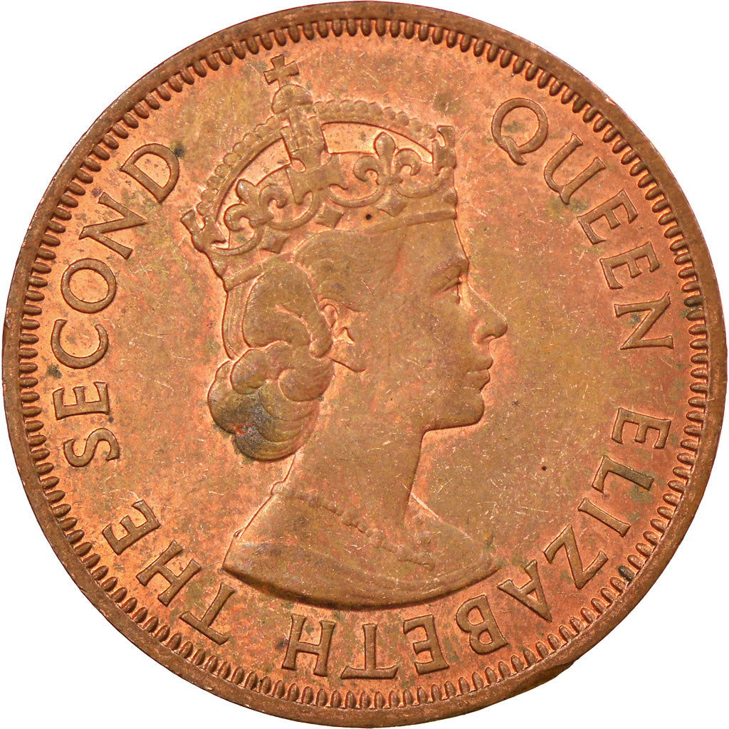 Moneta, Państwa Wschodnich Karaibów, Elizabeth II, Cent, 1965, AU(55-58)