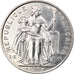 Moneta, Polinezja Francuska, 5 Francs, 1988, Paris, MS(60-62), Aluminium, KM:12