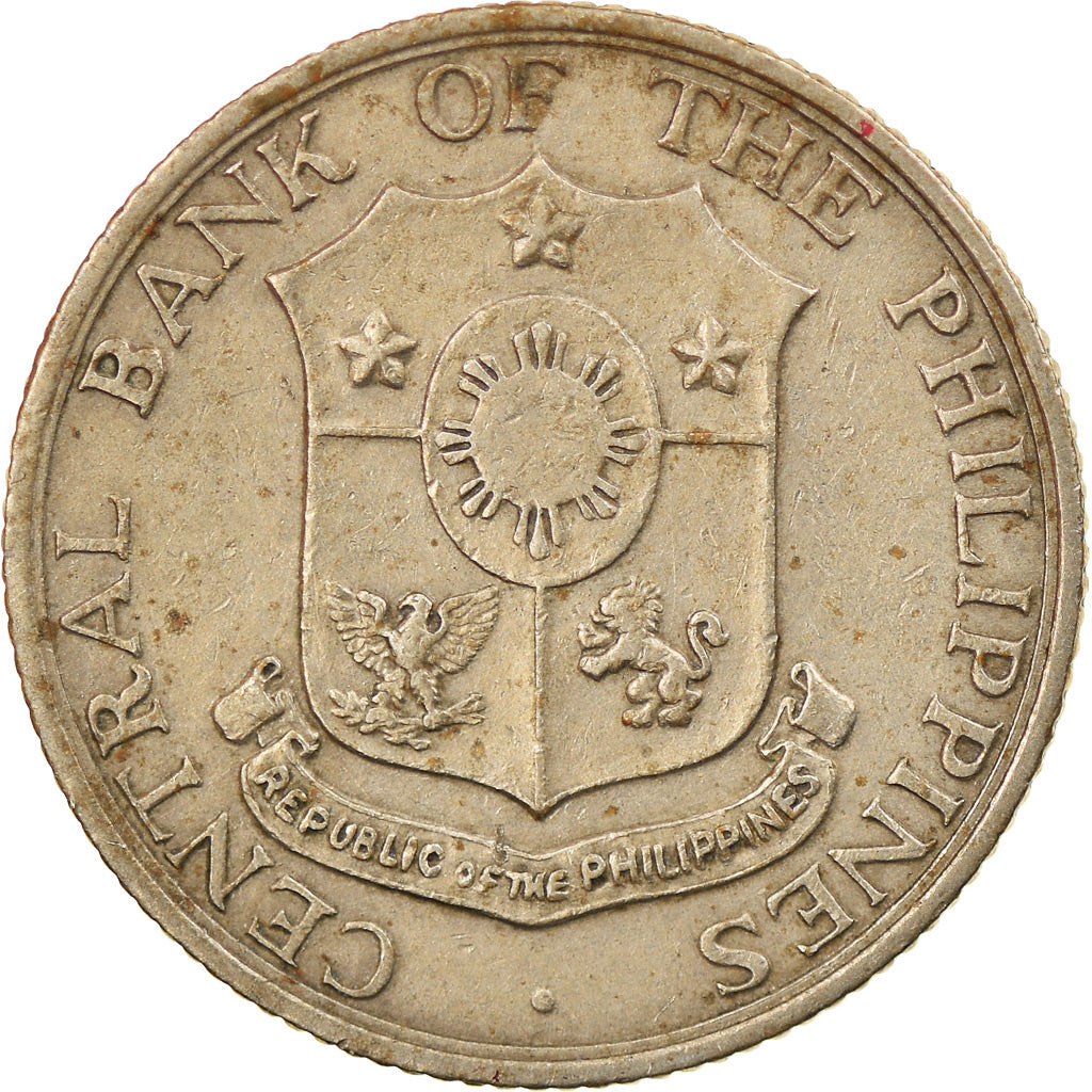 Moeda, Filipinas, 10 Centavos, 1964, EF(40-45), Cobre-Níquel-Zinco, KM:188