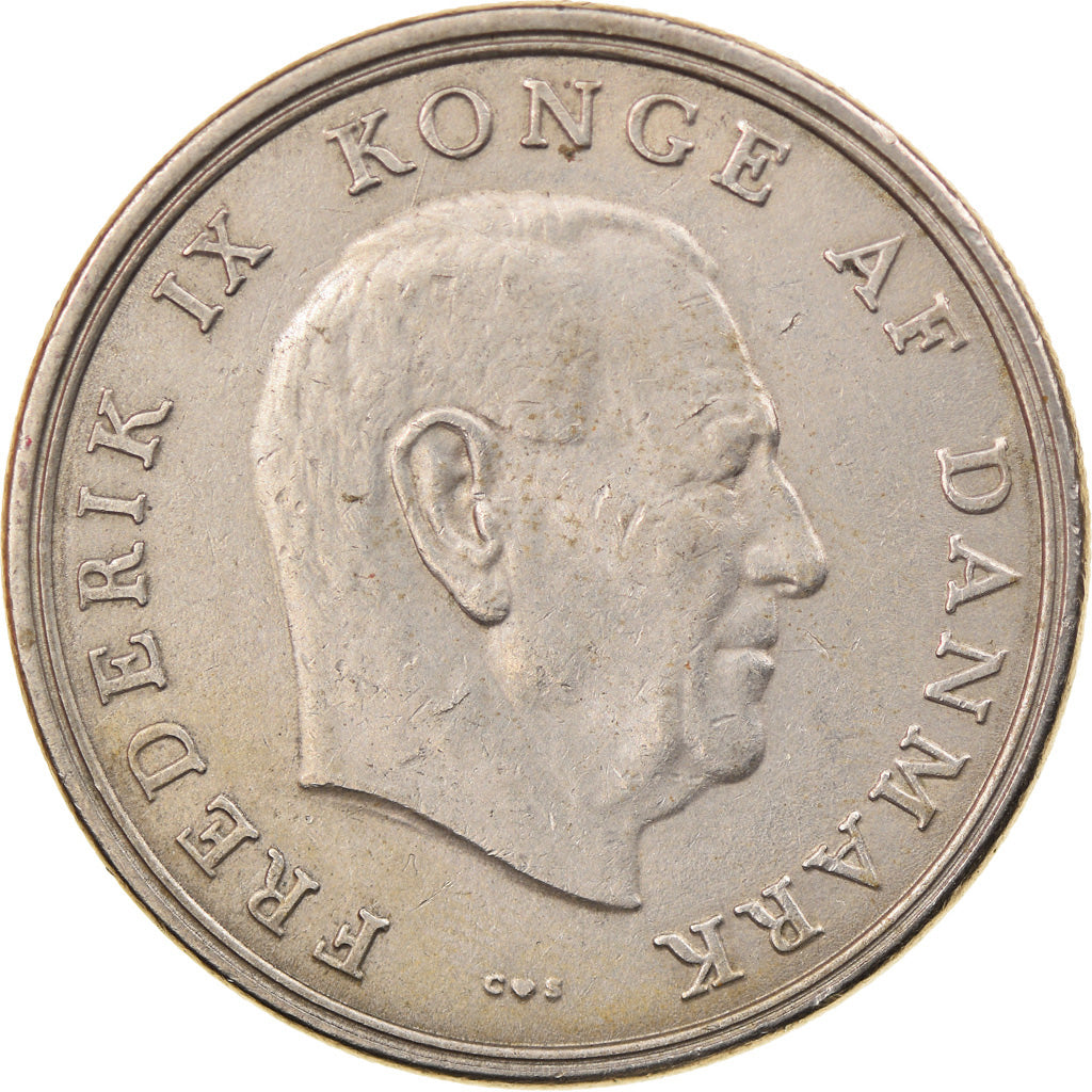 Monnaie, Danemark, Frederik IX, 5 Kroner, 1965, Copenhagen, TTB, Copper-nickel