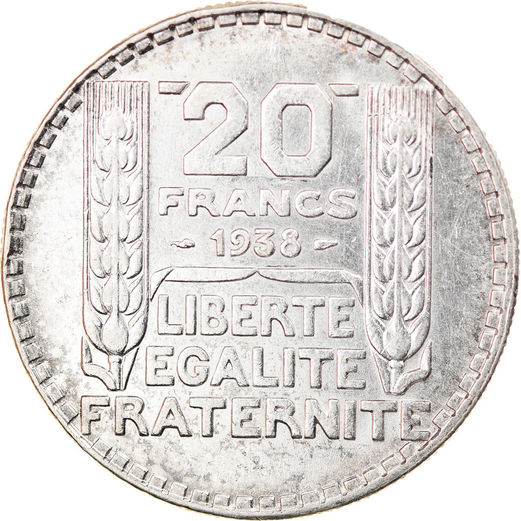 Monnaie, France, Turin, 20 Francs, 1938, Paris, TTB+, Argent, Gadoury:852