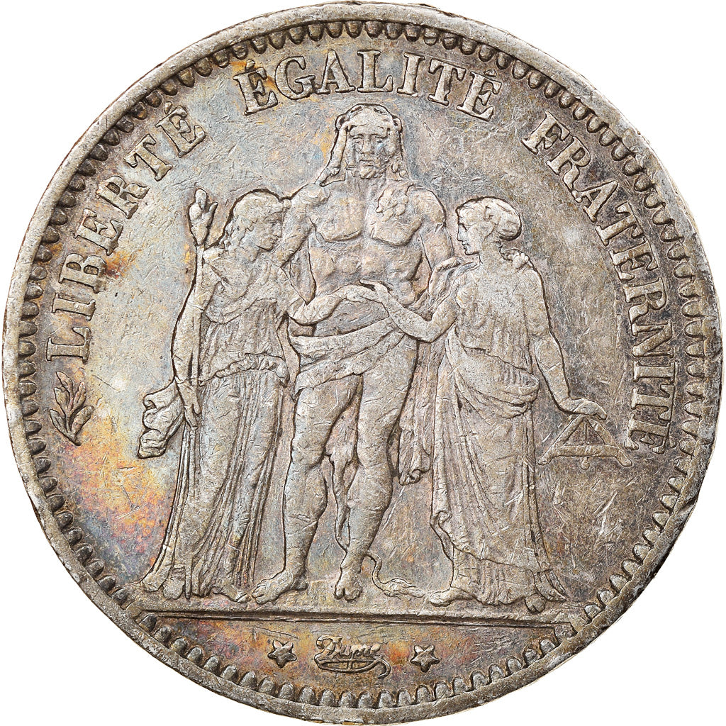 Münze, Frankreich, Hercule, 5 Francs, 1873, Paris, SS, Silber, KM:820.1