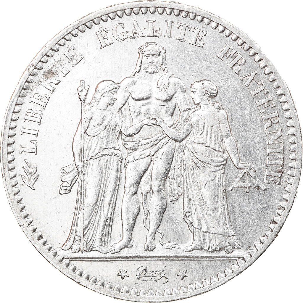 Monnaie, France, Hercule, 5 Francs, 1876, Paris, TTB+, Argent, Gadoury:745a