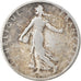 Moneda, Francia, Semeuse, 2 Francs, 1898, Paris, BC+, Plata, KM:845.1