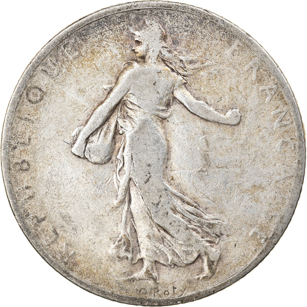 Moneta, Francia, Semeuse, 2 Francs, 1898, Paris, MB+, Argento, KM:845.1