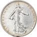 Moneda, Francia, Semeuse, 2 Francs, 1915, Paris, MBC+, Plata, KM:845.1