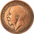 Moeda, Grã-Bretanha, George V, 1/2 Penny, 1916, VF(30-35), Bronze, KM:809