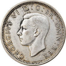 Moeda, Grã-Bretanha, George VI, 6 Pence, 1938, EF(40-45), Prata, KM:852