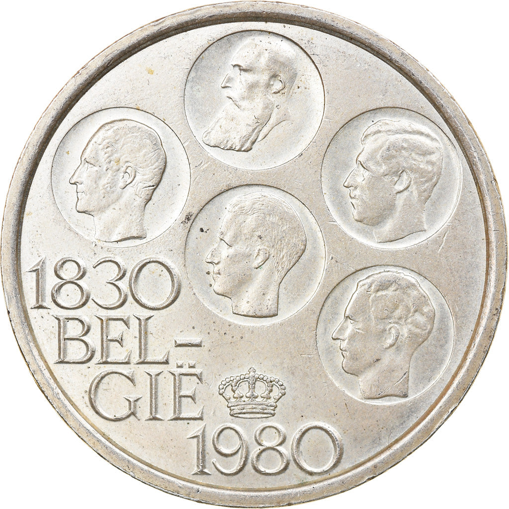 Coin, Belgium, Baudouin I, 500 Francs, 500 Frank, 1980, Brussels, AU(50-53)