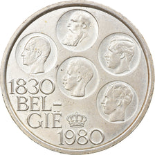 Moneda, Bélgica, Baudouin I, 500 Francs, 500 Frank, 1980, Brussels, MBC+, Plata