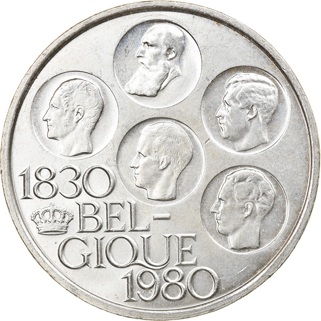 Munten, België, Baudouin I, 500 Francs, 500 Frank, 1980, Brussels, ZF+, Silver