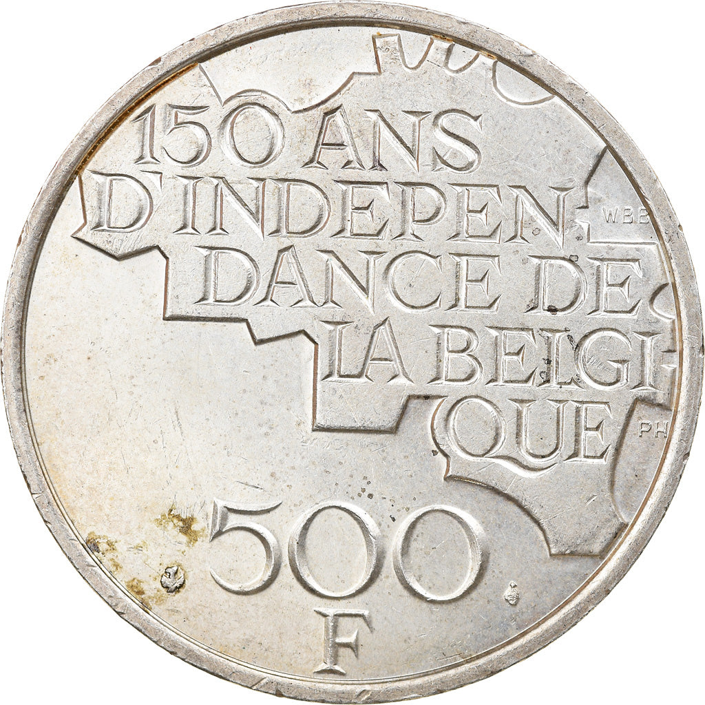 Coin, Belgium, Baudouin I, 500 Francs, 500 Frank, 1980, Brussels, AU(50-53)