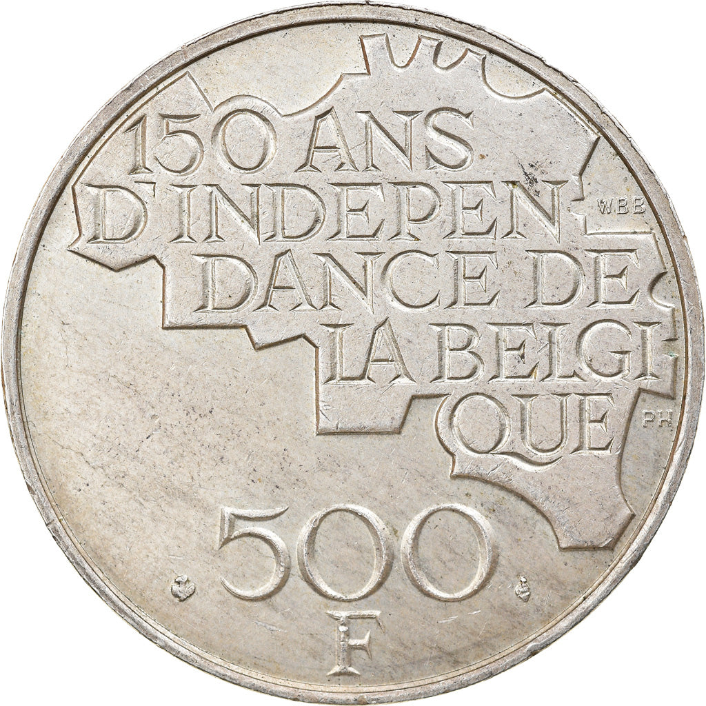 Moneta, Belgia, Baudouin I, 500 Francs, 500 Frank, 1980, Brussels, AU(50-53)