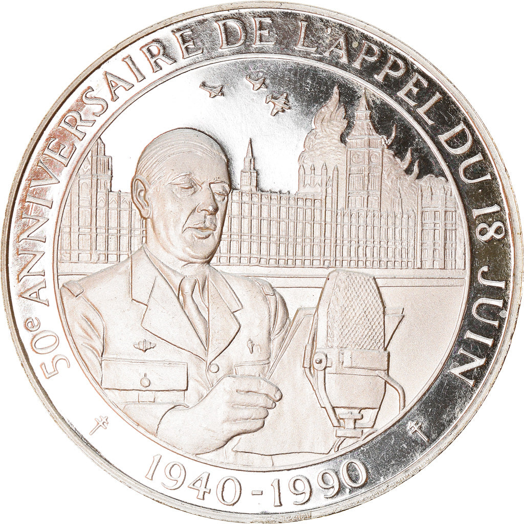 France, Medal, 100ème Anniversaire de la Naissance de Charles de Gaulle