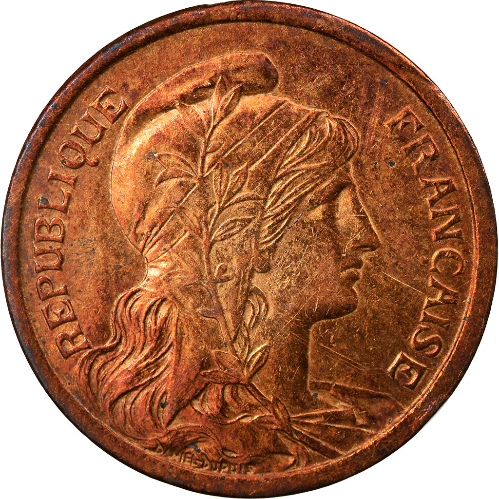 Monnaie, France, Dupuis, 2 Centimes, 1901, Paris, TTB, Bronze, Gadoury:107