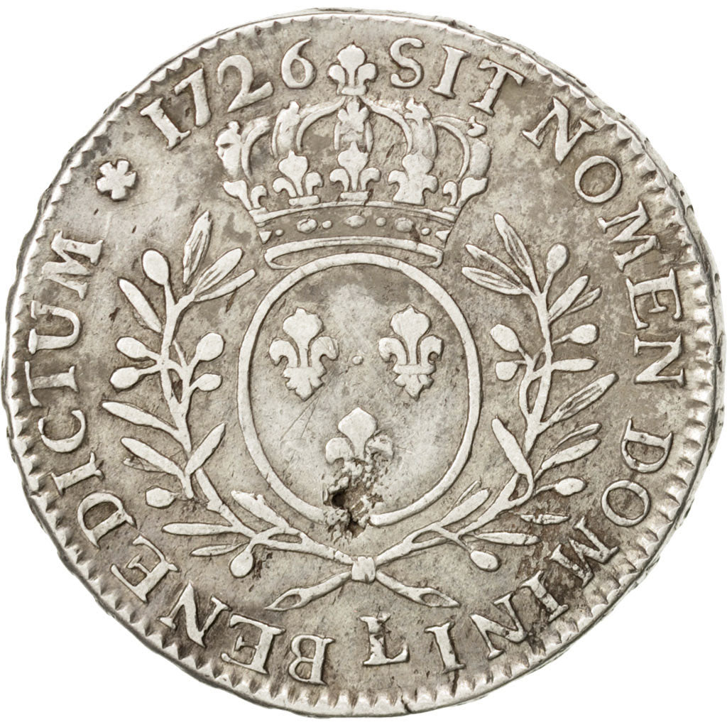 Moneta, Francia, Louis XV, 1/2 Écu aux branches d'olivier, 1/2 ECU, 44 Sols