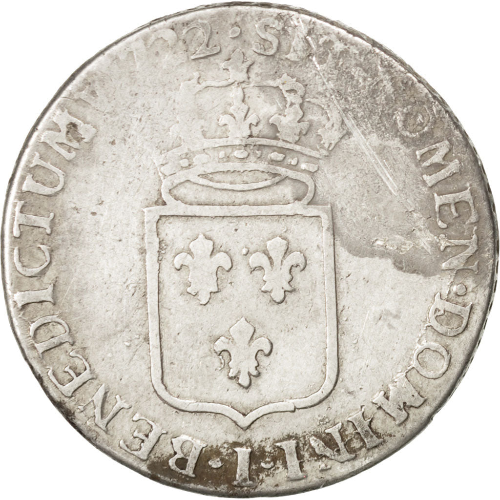 Coin, France, Louis XV, 1/3 Écu de France, 1/3 Ecu, 1722, Limoges, VG(8-10)