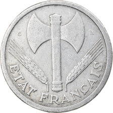 Coin, France, Bazor, 2 Francs, 1944, Castelsarrasin, EF(40-45), Aluminum