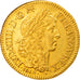 France, Louis XIV, Louis d'or au portrait apollinien, 1664, Paris, Gold
