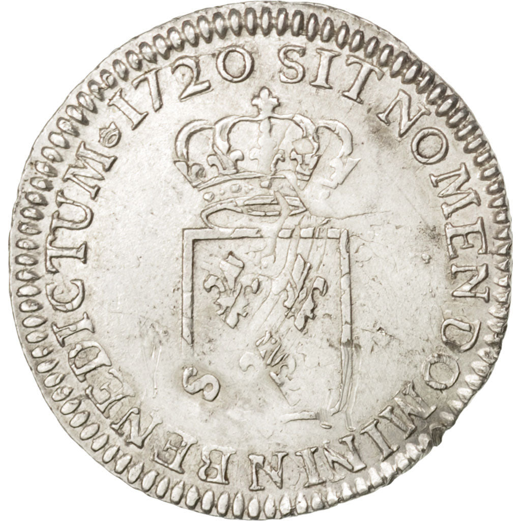 Coin, France, 1/6 Ecu, 1720, Montpellier, EF(40-45), Silver, KM:454, Gadoury:297
