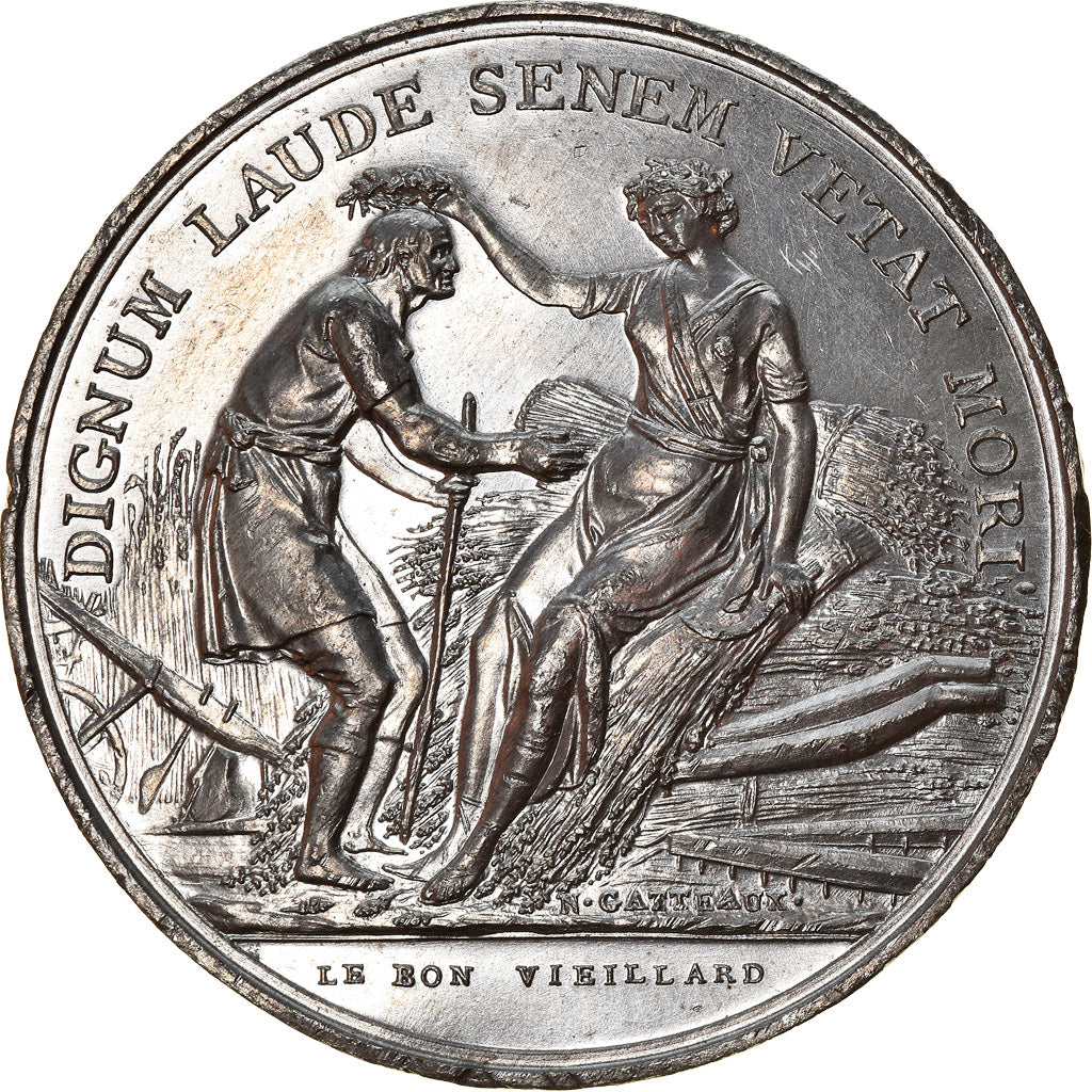 France, Médaille, Louis XVI, Fête des Bonnes Gens, Le Bon Vieillard, History