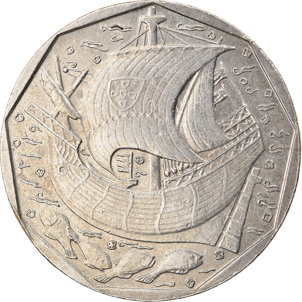 Münze, Portugal, 50 Escudos, 1988, SS, Copper-nickel, KM:636