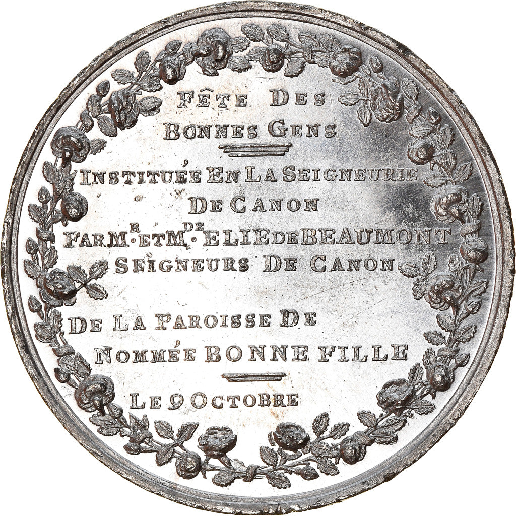 France, Médaille, Louis XVI, Fête des Bonnes Gens, La Bonne Fille, History