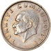 Coin, Turkey, 50 Lira, 1986, AU(50-53), Copper-Nickel-Zinc, KM:966