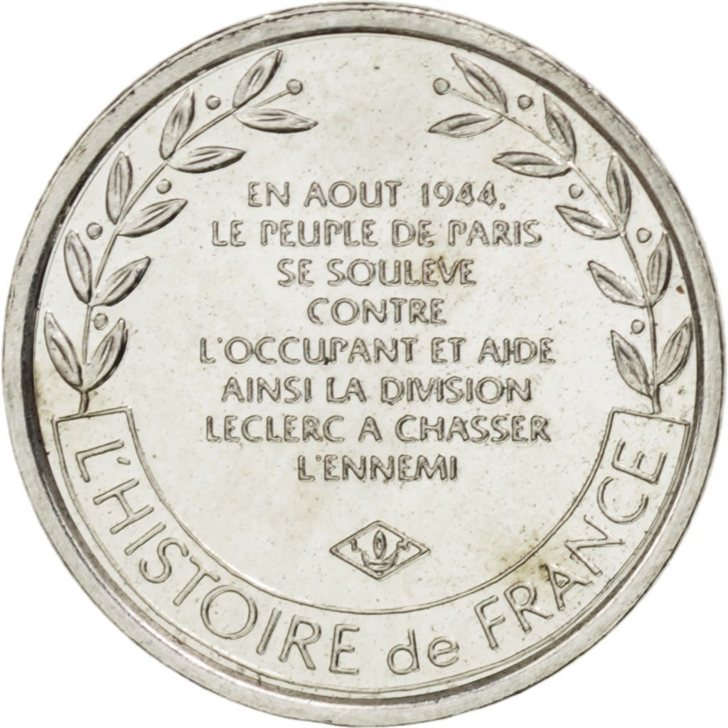 Francia, Medal, The Fifth Republic, History, SC, Plata