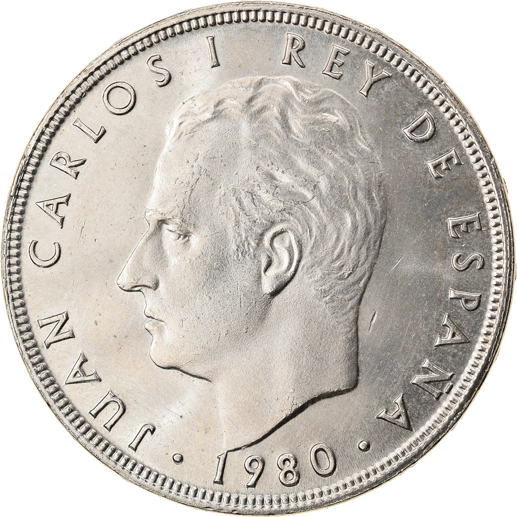 Coin, Spain, Juan Carlos I, 100 Pesetas, 1980, AU(55-58), Copper-nickel, KM:820