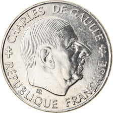 Munten, Frankrijk, Charles de Gaulle, Franc, 1988, Paris, PR+, Nickel, KM:963